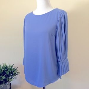 Ann Taylor Pleated Sleeve Top <SP>